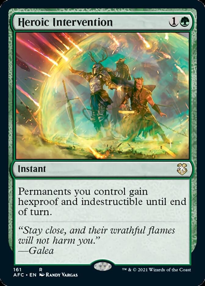 Heroic Intervention [Dungeons & Dragons: Adventures in the Forgotten Realms Commander] MTG Single Magic: The Gathering  | Multizone: Comics And Games