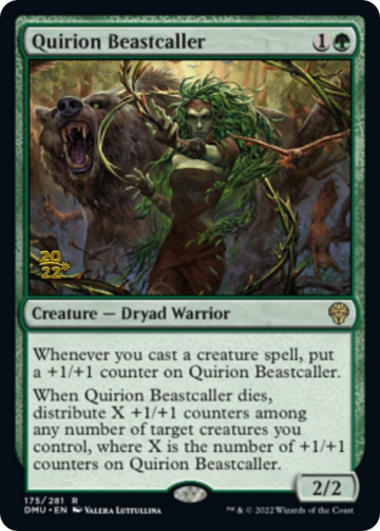 Quirion Beastcaller [Dominaria United Prerelease Promos] MTG Single Magic: The Gathering  | Multizone: Comics And Games