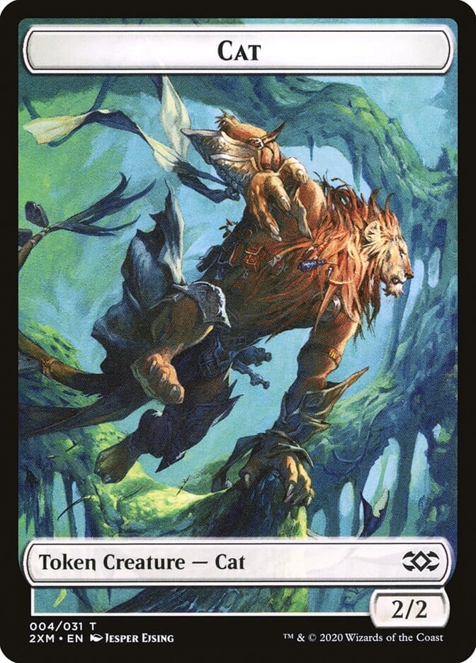 Cat Token [Double Masters] MTG Single Magic: The Gathering  | Multizone: Comics And Games