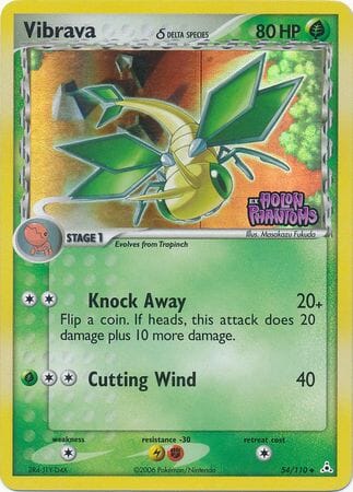 Vibrava (54/110) (Delta Species) (Stamped) [EX: Holon Phantoms] Pokemon Single Pokémon  | Multizone: Comics And Games