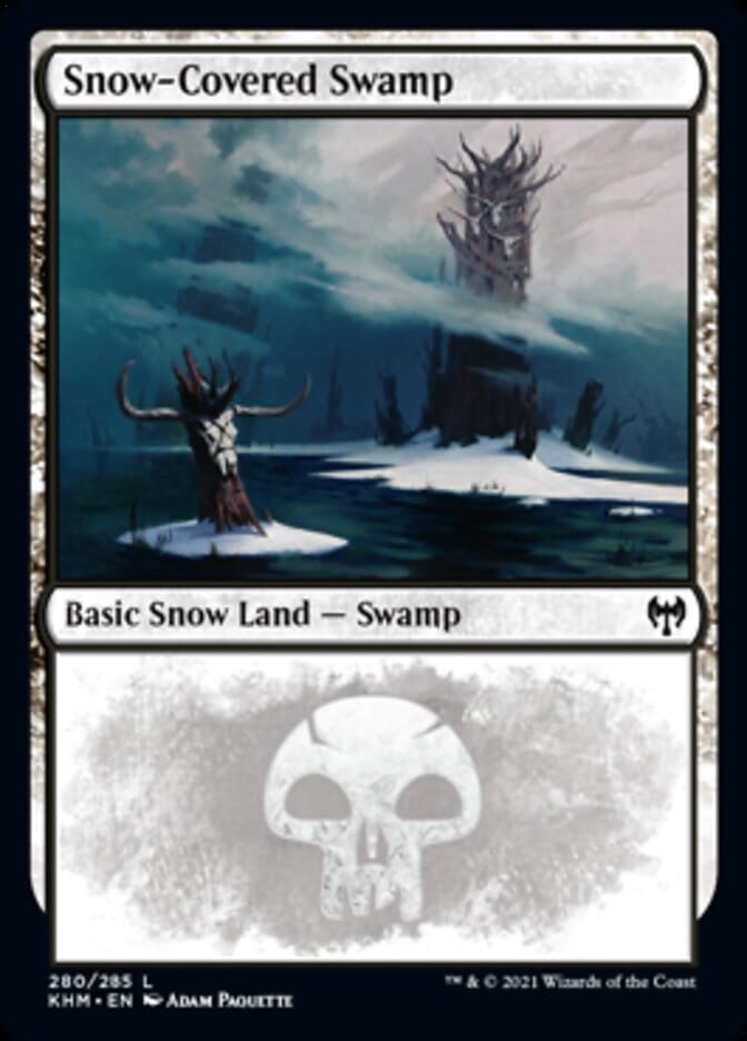Snow-Covered Swamp (280) [Kaldheim] MTG Single Magic: The Gathering  | Multizone: Comics And Games