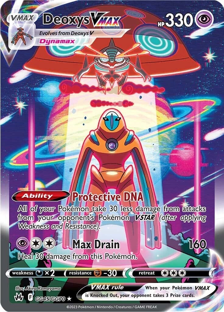Deoxys VMAX (GG45/GG70) [Sword & Shield: Crown Zenith] Pokemon Single Pokémon  | Multizone: Comics And Games
