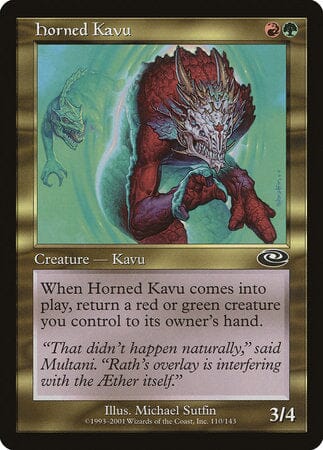 Horned Kavu [Planeshift] MTG Single Magic: The Gathering  | Multizone: Comics And Games