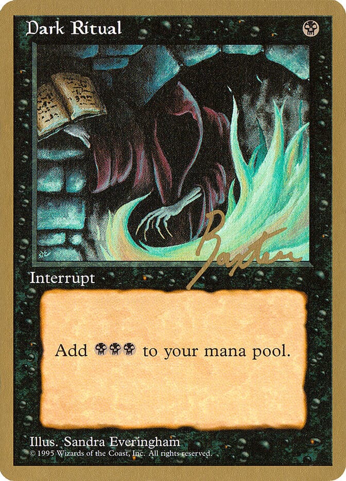 Dark Ritual (George Baxter) [Pro Tour Collector Set] MTG Single Magic: The Gathering  | Multizone: Comics And Games