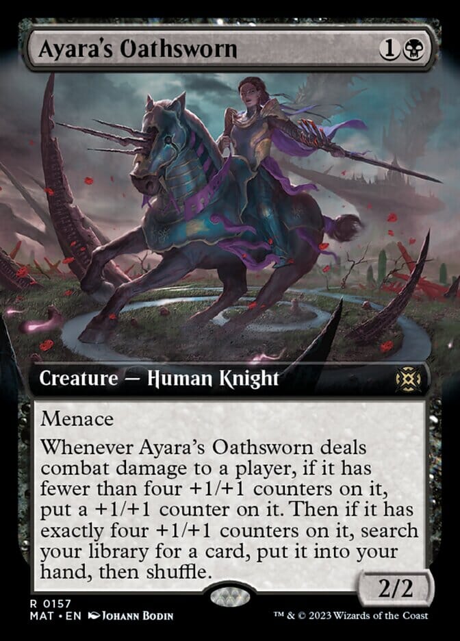 Ayara's Oathsworn (Extended Art) [March of the Machine: The Aftermath] MTG Single Magic: The Gathering  | Multizone: Comics And Games