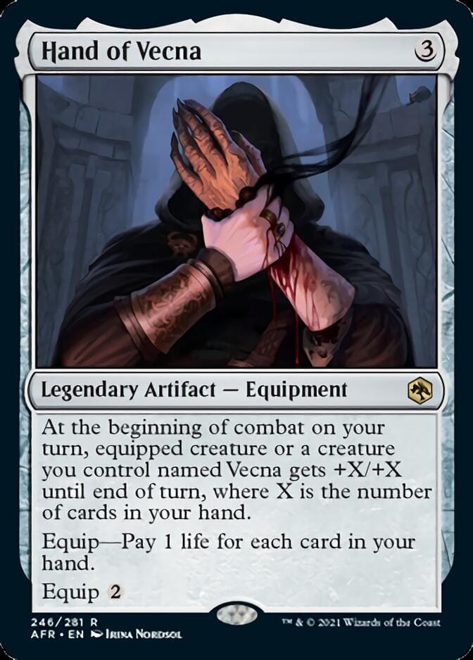 Hand of Vecna [Dungeons & Dragons: Adventures in the Forgotten Realms] MTG Single Magic: The Gathering  | Multizone: Comics And Games