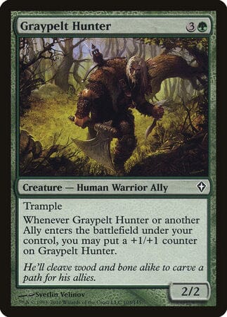 Graypelt Hunter [Worldwake] MTG Single Magic: The Gathering  | Multizone: Comics And Games