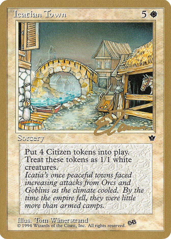 Icatian Town (Eric Tam) (SB) [Pro Tour Collector Set] MTG Single Magic: The Gathering  | Multizone: Comics And Games