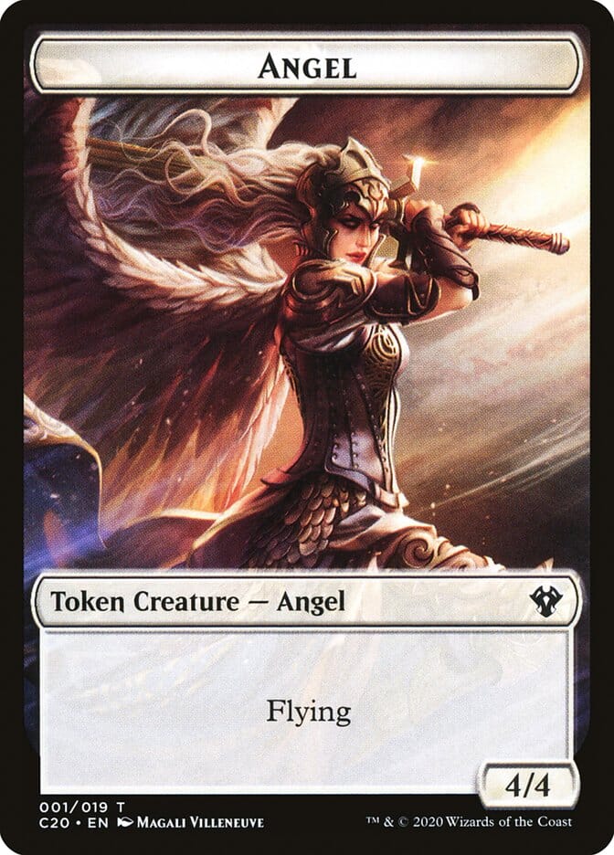 Angel Token [Commander 2020] MTG Single Magic: The Gathering  | Multizone: Comics And Games