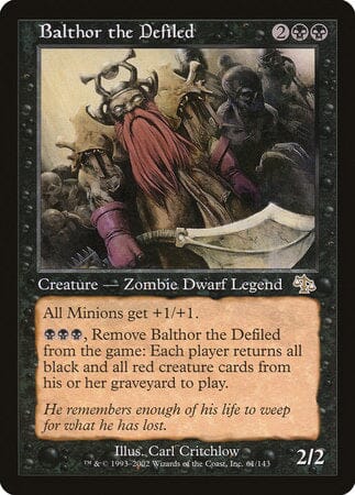 Balthor the Defiled [Judgment] MTG Single Magic: The Gathering  | Multizone: Comics And Games