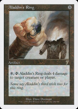 Aladdin's Ring [Seventh Edition] MTG Single Magic: The Gathering  | Multizone: Comics And Games