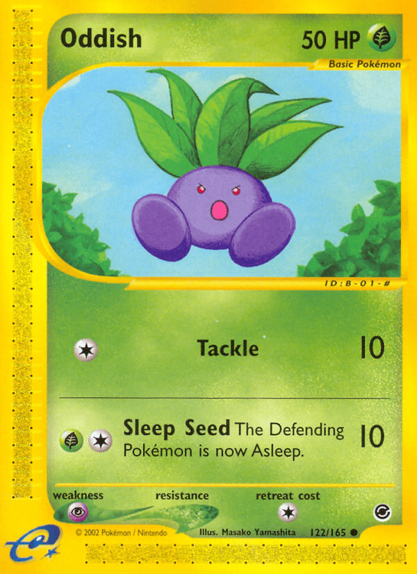 Oddish (122/165) [Expedition: Base Set] Pokemon Single Pokémon  | Multizone: Comics And Games