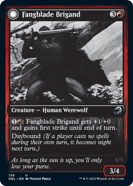 Fangblade Brigand // Fangblade Eviscerator [Innistrad: Double Feature] MTG Single Magic: The Gathering  | Multizone: Comics And Games