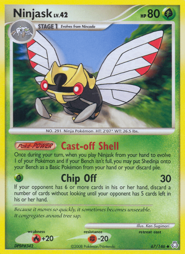 Ninjask (67/146) [Diamond & Pearl: Legends Awakened] Pokemon Single Pokémon  | Multizone: Comics And Games