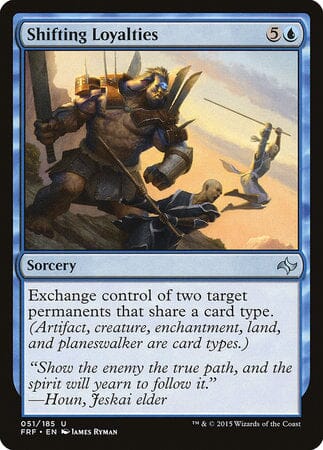 Shifting Loyalties [Fate Reforged] MTG Single Magic: The Gathering  | Multizone: Comics And Games