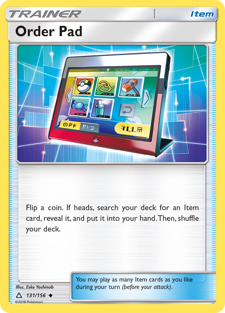 Order Pad (131/156) [Sun & Moon: Ultra Prism] Pokemon Single Pokémon  | Multizone: Comics And Games