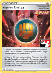 Single Strike Energy (141/163) [Prize Pack Series Two] Pokemon Single Pokémon  | Multizone: Comics And Games