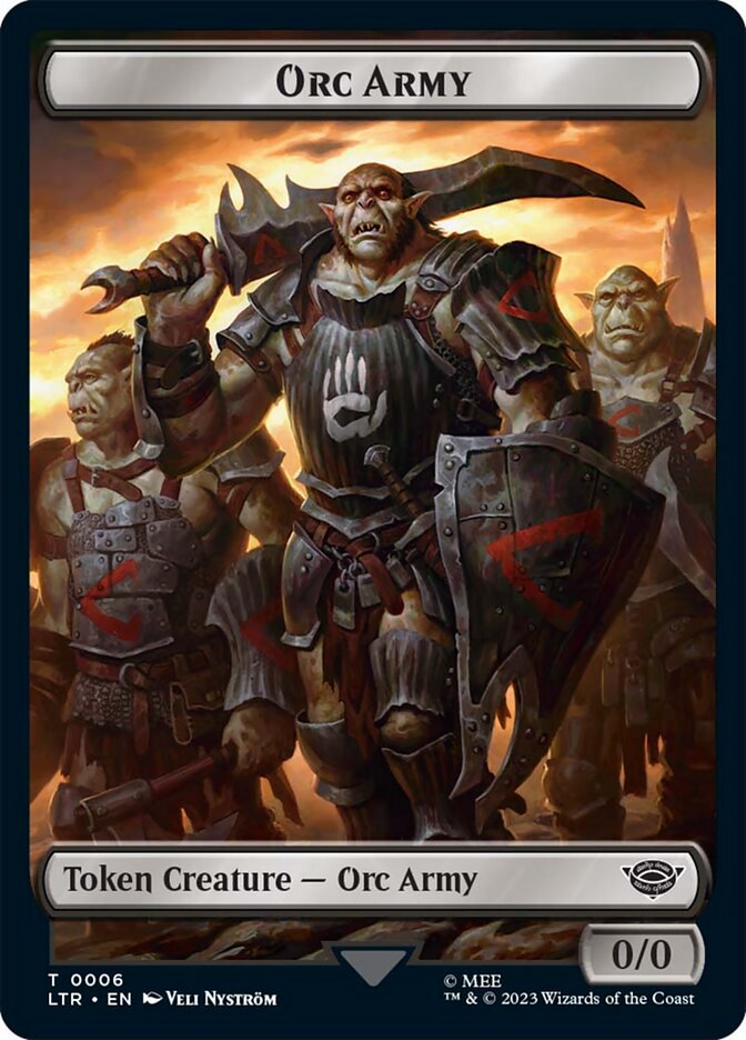 Orc Army Token (06) [The Lord of the Rings: Tales of Middle-Earth Tokens] | Multizone: Comics And Games