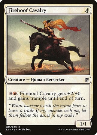 Firehoof Cavalry [Khans of Tarkir] MTG Single Magic: The Gathering  | Multizone: Comics And Games