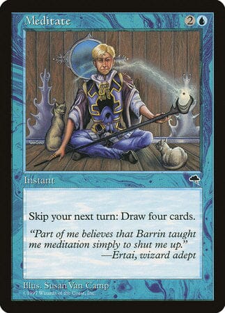 Meditate [Tempest] MTG Single Magic: The Gathering  | Multizone: Comics And Games