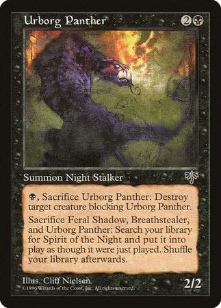 Urborg Panther [Mirage] MTG Single Magic: The Gathering  | Multizone: Comics And Games