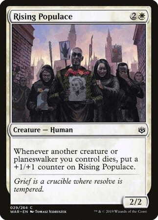 Rising Populace [War of the Spark] MTG Single Magic: The Gathering  | Multizone: Comics And Games