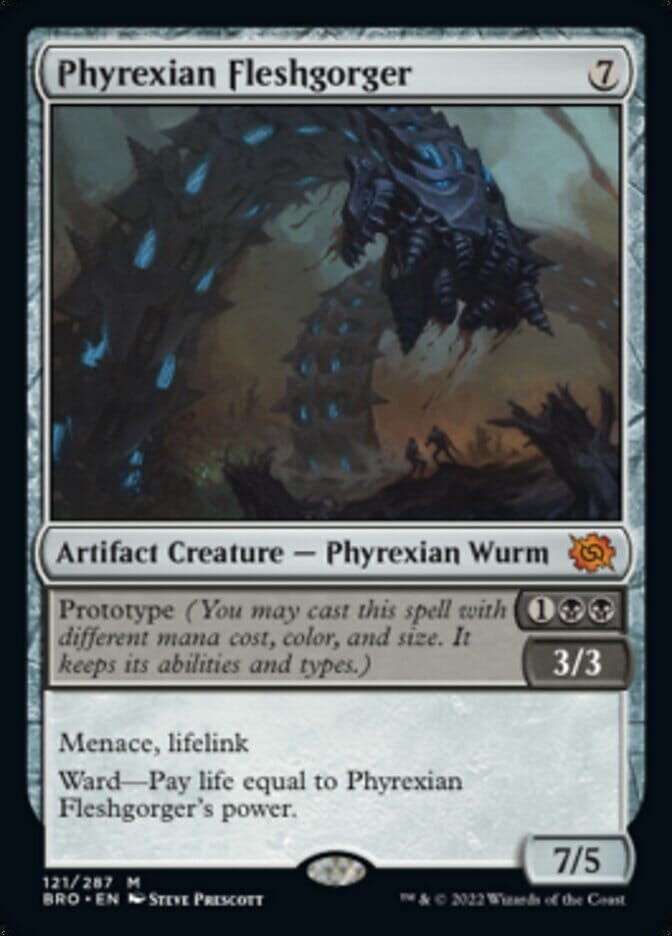 Phyrexian Fleshgorger [The Brothers' War] MTG Single Magic: The Gathering  | Multizone: Comics And Games