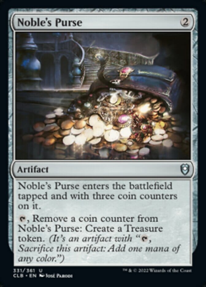 Noble's Purse [Commander Legends: Battle for Baldur's Gate] MTG Single Magic: The Gathering  | Multizone: Comics And Games