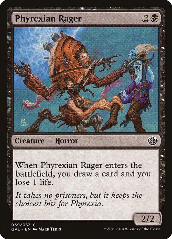 Phyrexian Rager (Garruk vs. Liliana) [Duel Decks Anthology] MTG Single Magic: The Gathering  | Multizone: Comics And Games