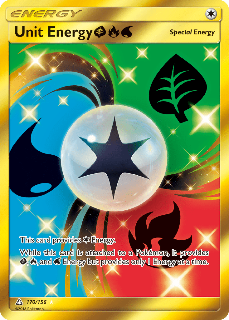 Unit Energy (170/156) (Grass, Fire, Water) [Sun & Moon: Ultra Prism] Pokemon Single Pokémon  | Multizone: Comics And Games
