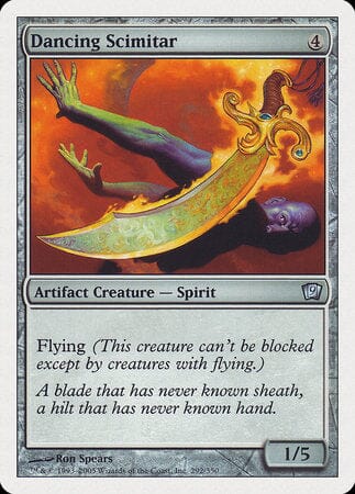 Dancing Scimitar [Ninth Edition] MTG Single Magic: The Gathering  | Multizone: Comics And Games