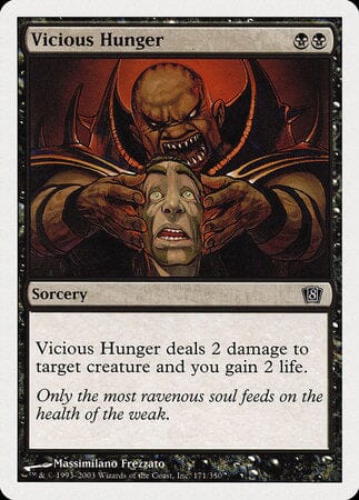 Vicious Hunger [Eighth Edition] MTG Single Magic: The Gathering  | Multizone: Comics And Games