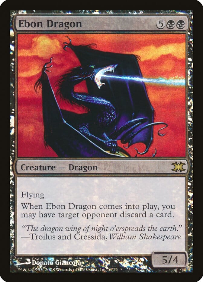 Ebon Dragon [From the Vault: Dragons] MTG Single Magic: The Gathering  | Multizone: Comics And Games