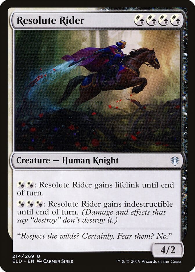 Resolute Rider [Throne of Eldraine] MTG Single Magic: The Gathering  | Multizone: Comics And Games