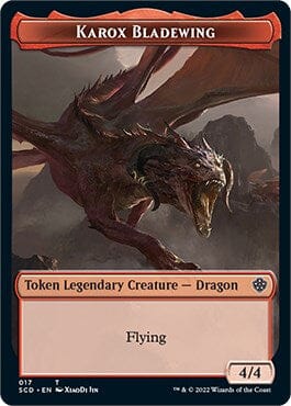 Karox Bladewing // Karox Bladewing Double-Sided Token [Starter Commander Decks] MTG Single Magic: The Gathering  | Multizone: Comics And Games