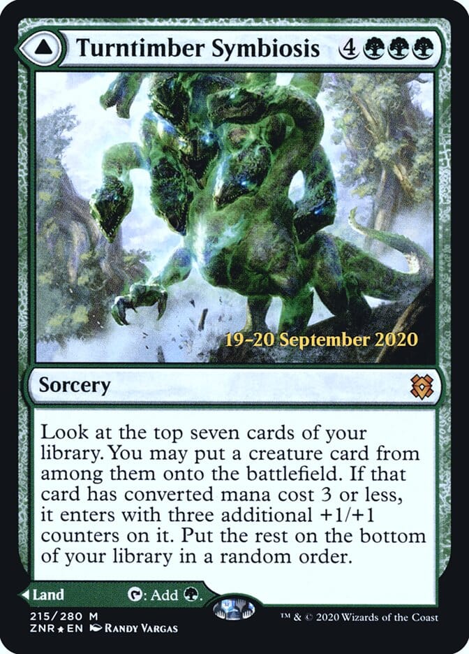 Turntimber Symbiosis // Turntimber, Serpentine Wood [Zendikar Rising Prerelease Promos] MTG Single Magic: The Gathering  | Multizone: Comics And Games