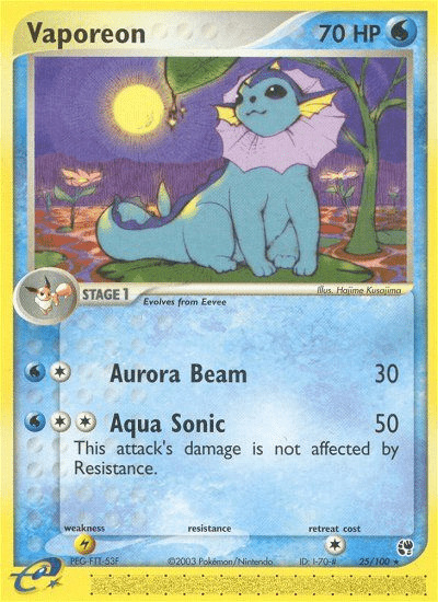 Vaporeon (25/100) [EX: Sandstorm] Pokemon Single Pokémon  | Multizone: Comics And Games