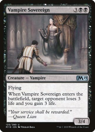 Vampire Sovereign [Core Set 2019] MTG Single Magic: The Gathering  | Multizone: Comics And Games
