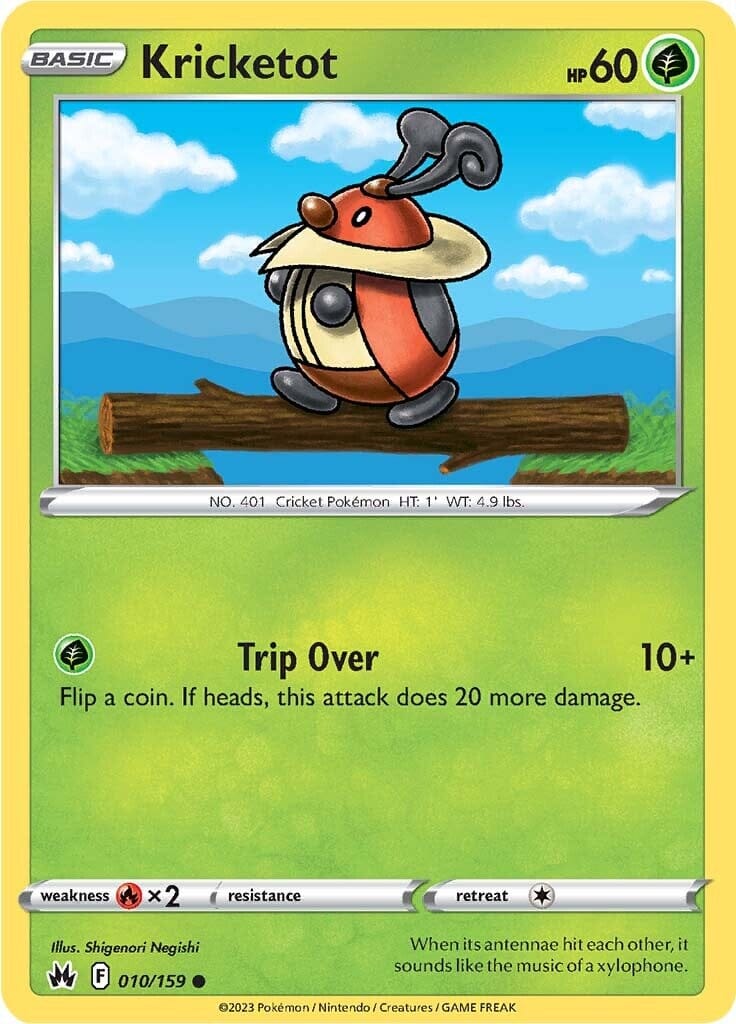 Kricketot (010/159) [Sword & Shield: Crown Zenith] Pokemon Single Pokémon  | Multizone: Comics And Games