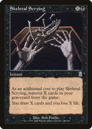 Skeletal Scrying [Odyssey] MTG Single Magic: The Gathering  | Multizone: Comics And Games