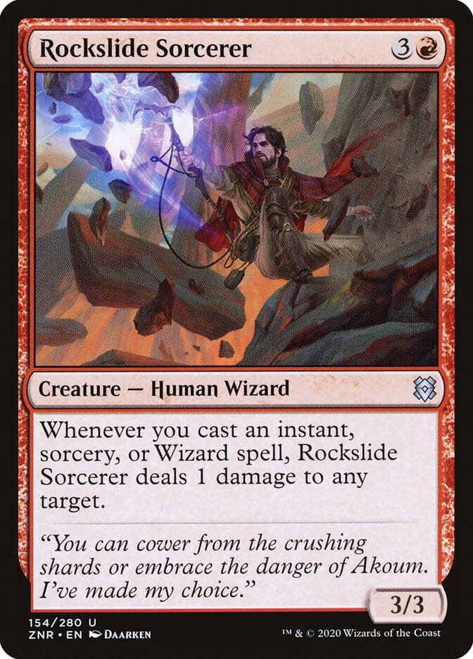 Rockslide Sorcerer [Zendikar Rising] MTG Single Magic: The Gathering  | Multizone: Comics And Games