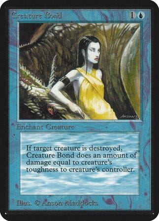 Creature Bond [Limited Edition Alpha] MTG Single Magic: The Gathering  | Multizone: Comics And Games