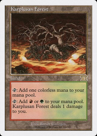 Karplusan Forest [Classic Sixth Edition] MTG Single Magic: The Gathering  | Multizone: Comics And Games
