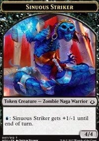 Sinuous Striker // Cat Double-sided Token [Hour of Devastation Tokens] MTG Single Magic: The Gathering  | Multizone: Comics And Games