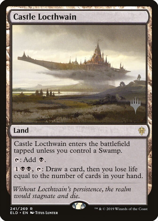 Castle Locthwain (Promo Pack) [Throne of Eldraine Promos] MTG Single Magic: The Gathering  | Multizone: Comics And Games