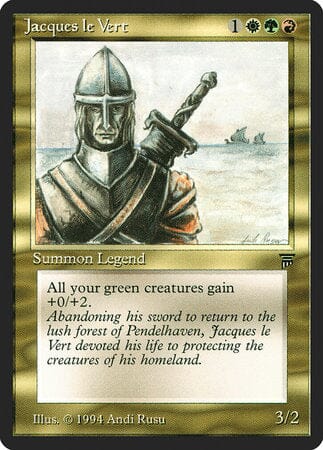 Jacques le Vert [Legends] MTG Single Magic: The Gathering  | Multizone: Comics And Games