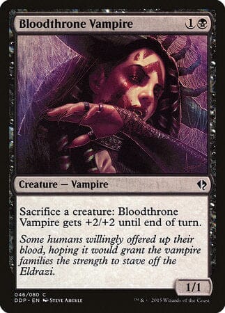 Bloodthrone Vampire [Duel Decks: Zendikar vs. Eldrazi] MTG Single Magic: The Gathering  | Multizone: Comics And Games