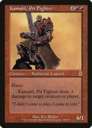 Kamahl, Pit Fighter [Odyssey] MTG Single Magic: The Gathering  | Multizone: Comics And Games