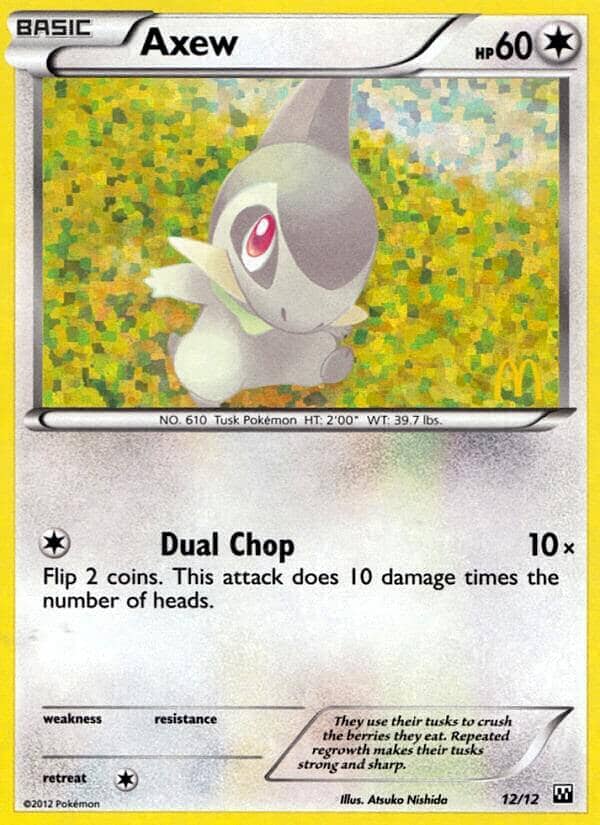 Axew (12/12) [McDonald's Promos: 2012 Collection] Pokemon Single Pokémon  | Multizone: Comics And Games