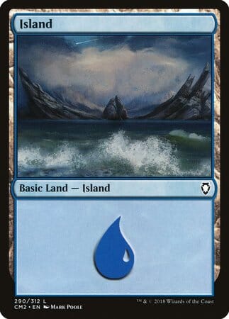 Island (290) [Commander Anthology Volume II] MTG Single Magic: The Gathering  | Multizone: Comics And Games